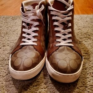 Coach Men/Women Shoes, Size 13D, Khaki Saddle